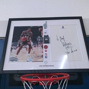David Robinson Signature Frame